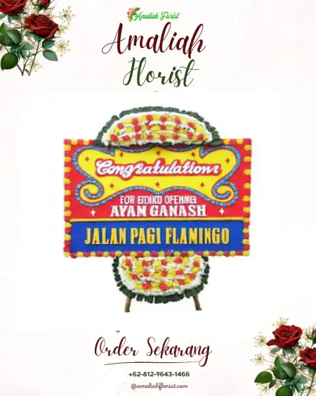 Sewa Papan Bunga Sutera Hall Alam Sutera
